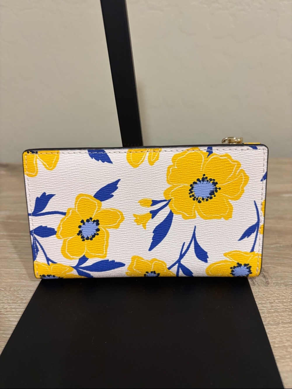 kate spade Yellow & Blue Floral Zip Wallet - Picture 3 of 6